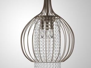 kate crystal chandelier 3D Model