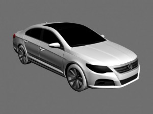 volkswagen passat cc 3D Модель