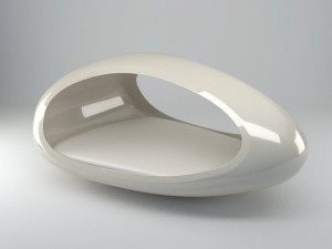 lomme bed Modèle 3D