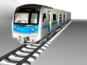 subway rolling stock 3D Model