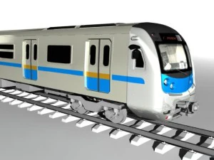 subway rolling stock 3D Model