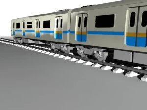 subway rolling stock 3D Model