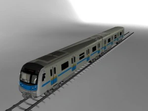 subway rolling stock 3D Model