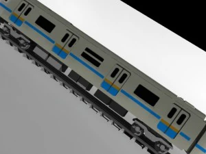 subway rolling stock 3D Model
