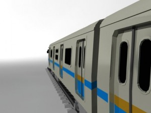 subway rolling stock Modelo 3D
