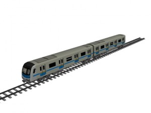 subway rolling stock Modelo 3D
