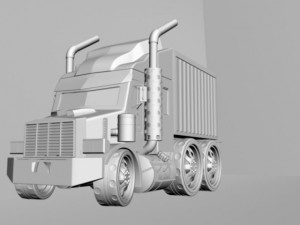 mini truck 3D Model