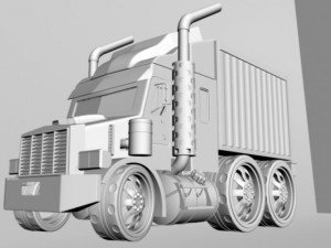 mini truck 3D Model