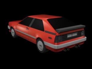 audi 80 3D Model