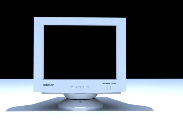 monitor samsung 753dx 3D Model .c4d .max .obj .3ds .fbx .stl .blend 