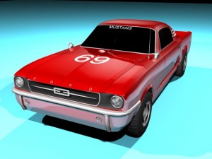 ford mustang Model 3D