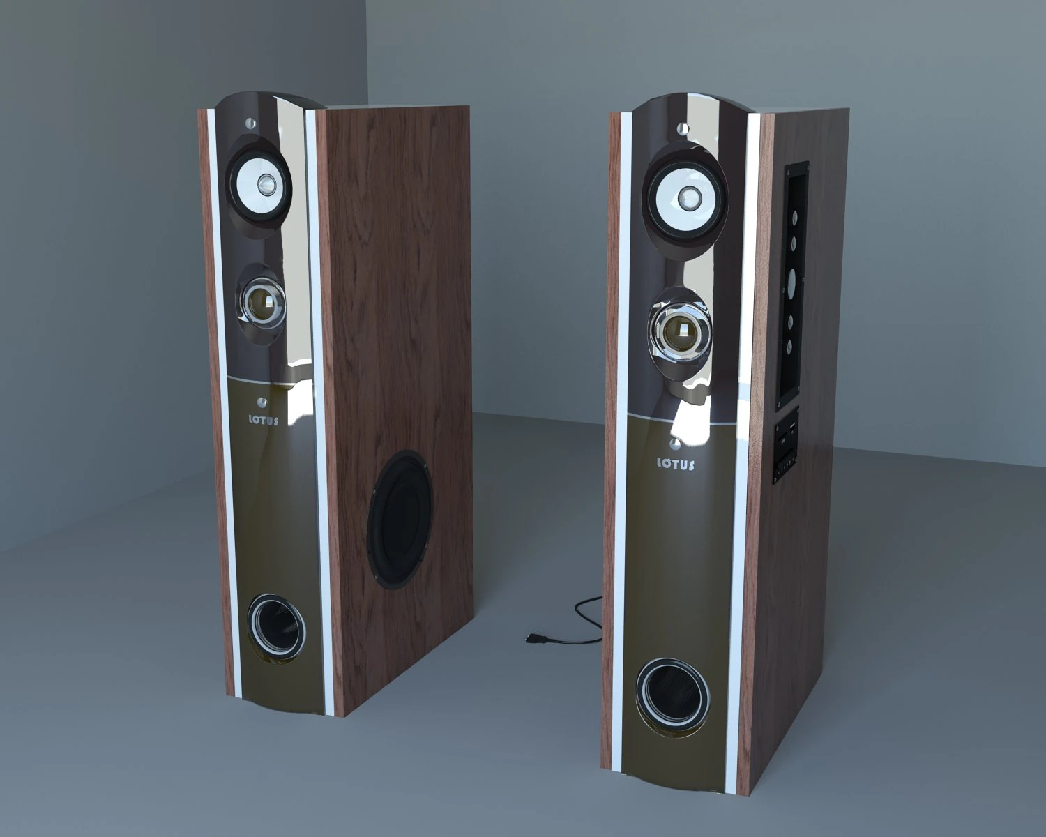 lotus home cinema 3D Model .c4d .max .obj .3ds .fbx .stl .blend 