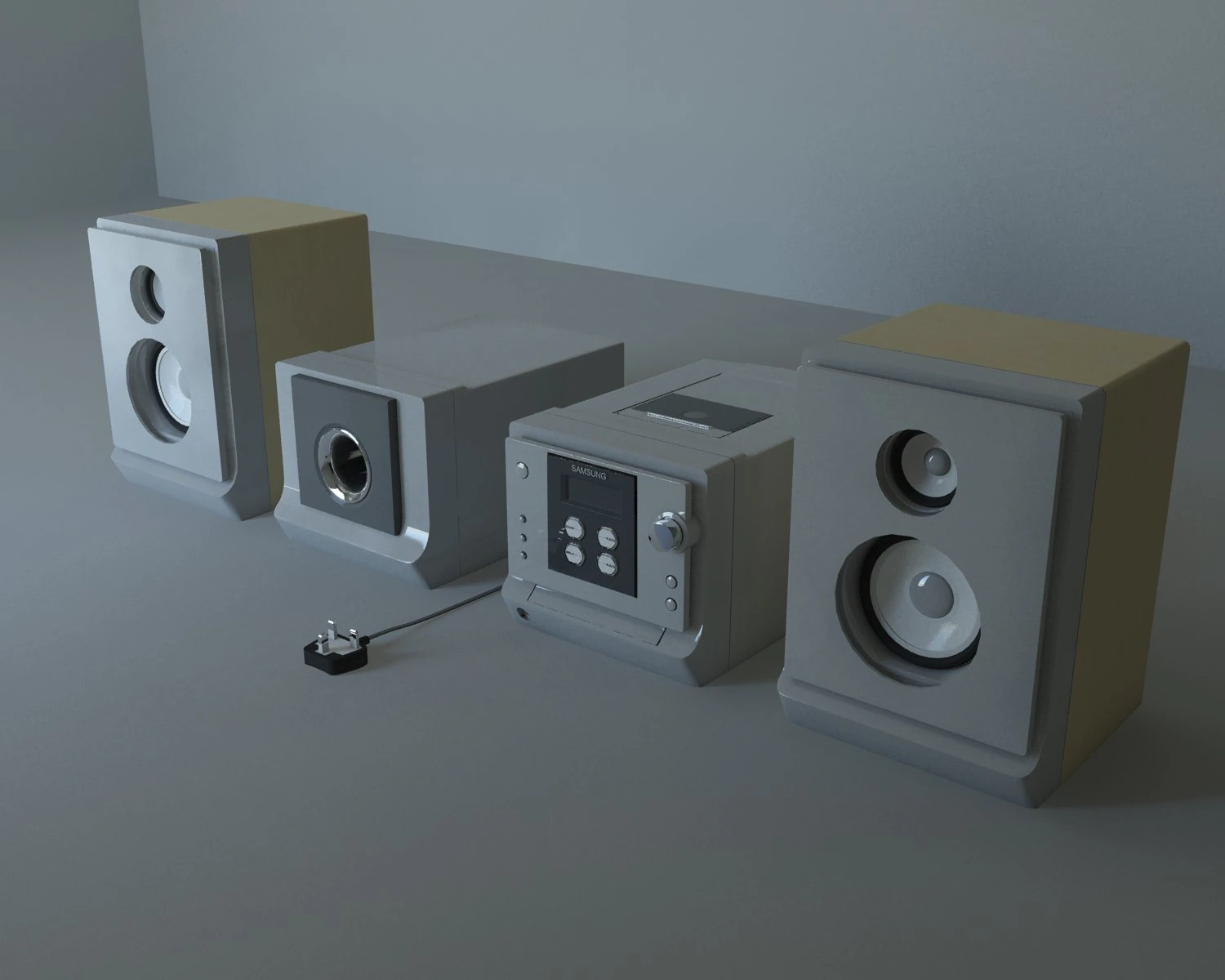 samsung home cinema 3D Model .c4d .max .obj .3ds .fbx .stl .blend 