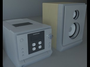 samsung home cinema 3D मॉडल