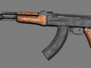 ak47 Modèle 3D
