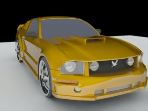 ford mustang Model 3D