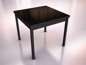 bar table 3D Model