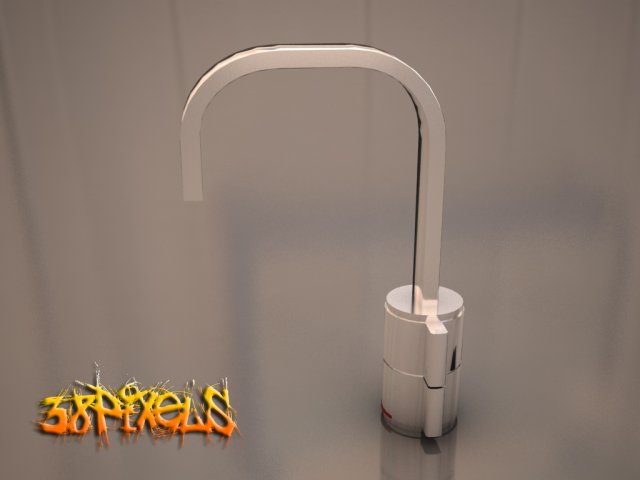 bath faucet 3Dモデル .c4d .max .obj .3ds .fbx .stl .blend 