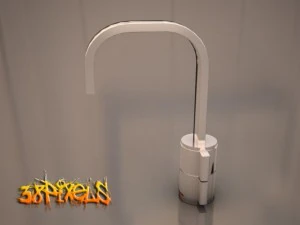 Badarmatur 3D Modell