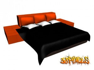 bed 3D Model