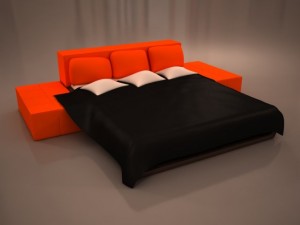 bed 3D Model
