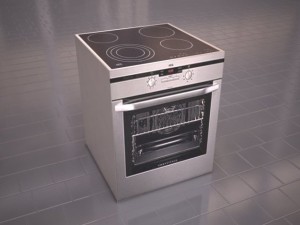 low poly cooker 3D 模型