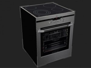 low poly cooker 3D 模型