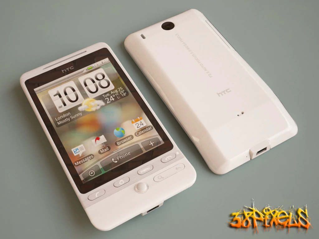 htc hero 3D Model .c4d .max .obj .3ds .fbx .stl .blend 