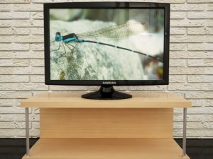 tv with tv stand 3D Model