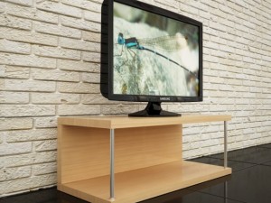 tv with tv stand 3D Modell