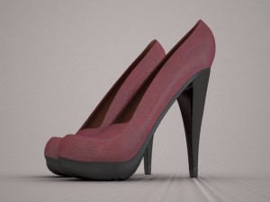 women shoes 3D Model