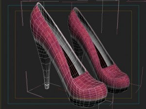 women shoes 3D Model