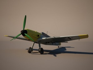messerschmitt bf 109 Modelo 3D