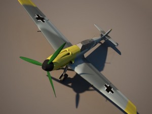 messerschmitt bf 109 Modelo 3D