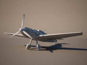 messerschmitt bf 109 Modelo 3D