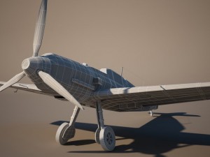 messerschmitt bf 109 Modelo 3D