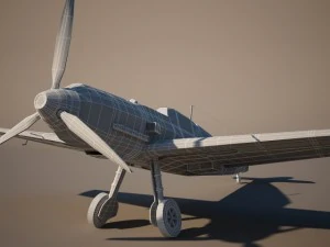 messerschmitt bf 109 Modello 3D