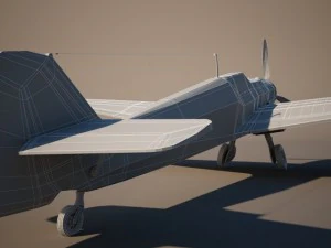 messerschmitt bf 109 Modello 3D