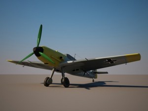 messerschmitt bf 109 Modelo 3D