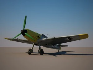 messerschmitt bf 109 Modello 3D