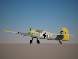 messerschmitt bf 109 Modelo 3D