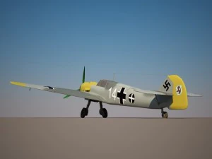 messerschmitt bf 109 Modello 3D