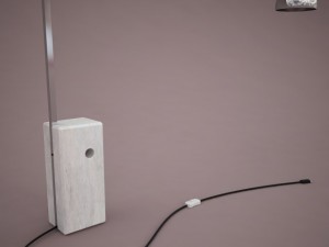 arco floor lamp Modèle 3D