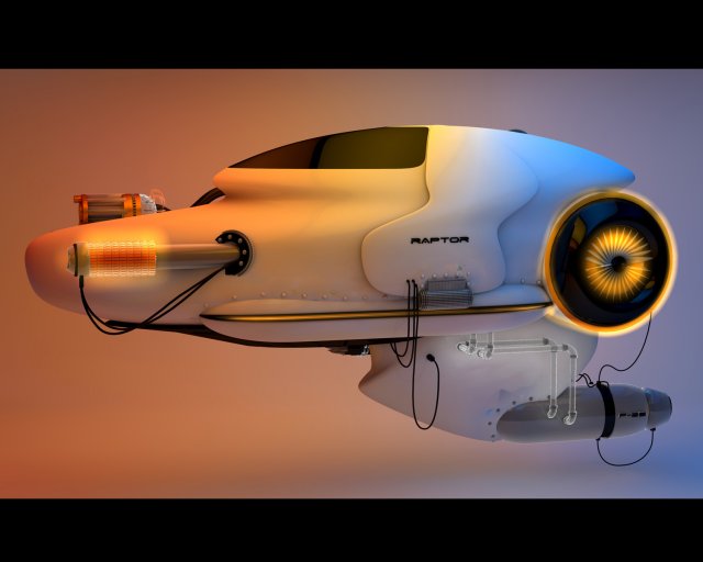 space fighter 3D 模型 .c4d .max .obj .3ds .fbx .stl .blend 