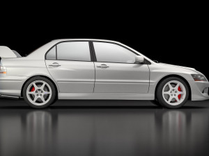 mitsubishi lancer evolution 8 3D 모델
