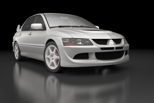 mitsubishi lancer evolution 8 3D 모델 .c4d .max .obj .3ds .fbx .stl .blend 