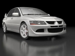 mitsubishi lancer evoluci&oacute;n 8 Modelo 3D