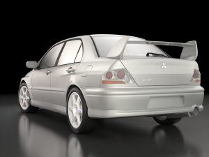 mitsubishi lancer evolution 8 3D 모델