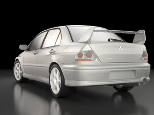 mitsubishi lancer evolution 8 3D Model