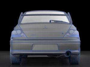 mitsubishi lancer evolution 8 3D 모델